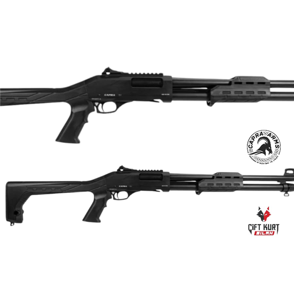 CAPRA ARMS MOD-101 PRO SİYAH POMPALI YİVSİZ AV TÜFEĞİ 